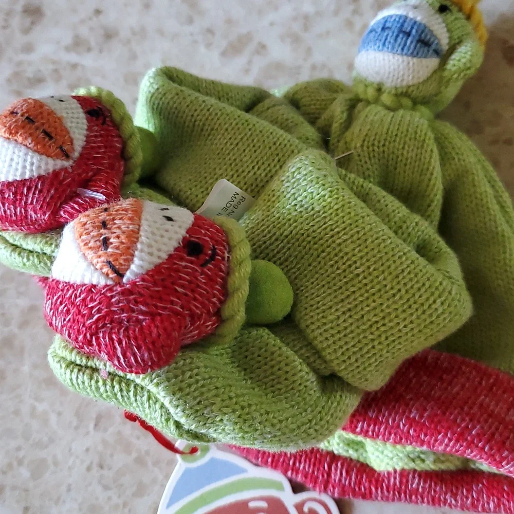 Monkeez Baby Collection Booties & Cap